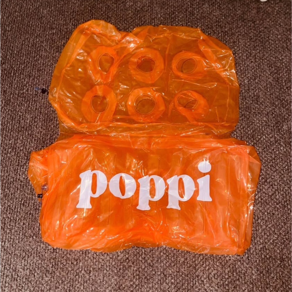 Poppi Orange Inflatable Drink Holder
